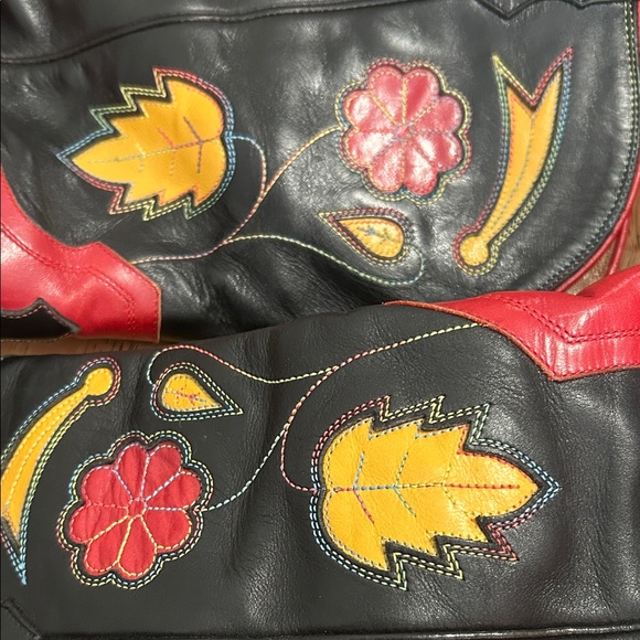 Red and Black Western Bootitude Donald J Pliner women’s medicine boots - Picture 12 of 12